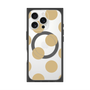 プレミアムスクエアケース with MagSafe［ シンプルドット - Beige ］