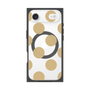 プレミアムスクエアケース with MagSafe［ シンプルドット - Beige ］