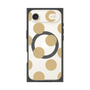 プレミアムスクエアケース with MagSafe［ シンプルドット - Beige ］
