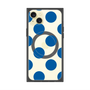 プレミアムスクエアケース with MagSafe［ シンプルドット - Blue ］