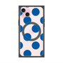 プレミアムスクエアケース with MagSafe［ シンプルドット - Blue ］