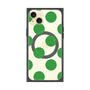 プレミアムスクエアケース with MagSafe［ シンプルドット - Green ］