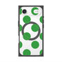 プレミアムスクエアケース with MagSafe［ シンプルドット - Green ］