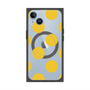 プレミアムスクエアケース with MagSafe［ シンプルドット - Yellow ］