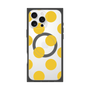 プレミアムスクエアケース with MagSafe［ シンプルドット - Yellow ］