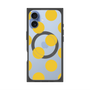 プレミアムスクエアケース with MagSafe［ シンプルドット - Yellow ］