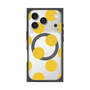 プレミアムスクエアケース with MagSafe［ シンプルドット - Yellow ］