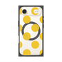 プレミアムスクエアケース with MagSafe［ シンプルドット - Yellow ］