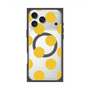 プレミアムスクエアケース with MagSafe［ シンプルドット - Yellow ］