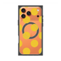 プレミアムスクエアケース with MagSafe［ シンプルドット - Yellow ］
