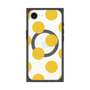 プレミアムスクエアケース with MagSafe［ シンプルドット - Yellow ］
