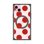 プレミアムスクエアケース with MagSafe［ シンプルドット - Red ］