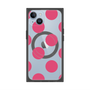 プレミアムスクエアケース with MagSafe［ シンプルドット - Pink ］