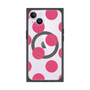 プレミアムスクエアケース with MagSafe［ シンプルドット - Pink ］