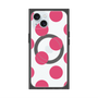 プレミアムスクエアケース with MagSafe［ シンプルドット - Pink ］