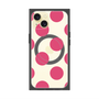 プレミアムスクエアケース with MagSafe［ シンプルドット - Pink ］