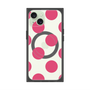 プレミアムスクエアケース with MagSafe［ シンプルドット - Pink ］