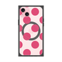 プレミアムスクエアケース with MagSafe［ シンプルドット - Pink ］