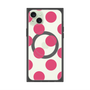 プレミアムスクエアケース with MagSafe［ シンプルドット - Pink ］