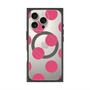 プレミアムスクエアケース with MagSafe［ シンプルドット - Pink ］