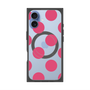 プレミアムスクエアケース with MagSafe［ シンプルドット - Pink ］