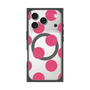 プレミアムスクエアケース with MagSafe［ シンプルドット - Pink ］