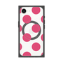 プレミアムスクエアケース with MagSafe［ シンプルドット - Pink ］