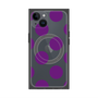 プレミアムスクエアケース with MagSafe［ シンプルドット - Purple ］