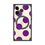 プレミアムスクエアケース with MagSafe［ シンプルドット - Purple ］