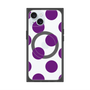 プレミアムスクエアケース with MagSafe［ シンプルドット - Purple ］