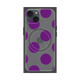 プレミアムスクエアケース with MagSafe［ シンプルドット - Purple ］