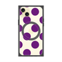 プレミアムスクエアケース with MagSafe［ シンプルドット - Purple ］