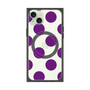 プレミアムスクエアケース with MagSafe［ シンプルドット - Purple ］