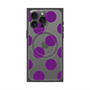 プレミアムスクエアケース with MagSafe［ シンプルドット - Purple ］