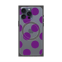 プレミアムスクエアケース with MagSafe［ シンプルドット - Purple ］