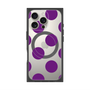 プレミアムスクエアケース with MagSafe［ シンプルドット - Purple ］
