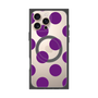 プレミアムスクエアケース with MagSafe［ シンプルドット - Purple ］