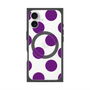 プレミアムスクエアケース with MagSafe［ シンプルドット - Purple ］