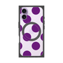 プレミアムスクエアケース with MagSafe［ シンプルドット - Purple ］