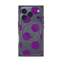 プレミアムスクエアケース with MagSafe［ シンプルドット - Purple ］