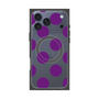 プレミアムスクエアケース with MagSafe［ シンプルドット - Purple ］