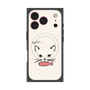 プレミアムスクエアケース with MagSafe［ 食いしん坊なねこ - White ］