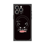 プレミアムスクエアケース with MagSafe［ 食いしん坊なねこ - Black ］