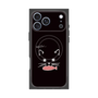 プレミアムスクエアケース with MagSafe［ 食いしん坊なねこ - Black ］