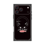 プレミアムスクエアケース with MagSafe［ 食いしん坊なねこ - Black ］