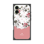 プレミアムスクエアケース with MagSafe［ ツインドットフラワー - Pink ］