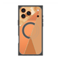 プレミアムスクエアケース with MagSafe［ マーブルトライアングルパレット - Orange ］