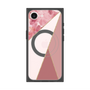 プレミアムスクエアケース with MagSafe［ マーブルトライアングルパレット - Pink ］