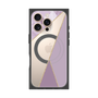 プレミアムスクエアケース with MagSafe［ マーブルトライアングルパレット - Purple ］