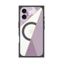 プレミアムスクエアケース with MagSafe［ マーブルトライアングルパレット - Purple ］